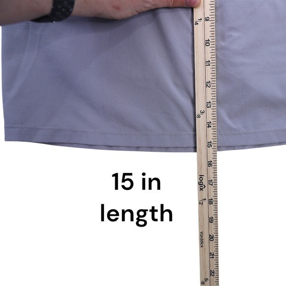 Orvis Skort Active Athletic‎ Golf Skirt Pockets Pull On Lavender/Gray Size S - Picture 11 of 11